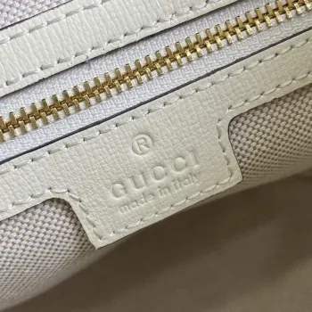 Gucci 782908 Mini Bucket Shoulder Bag Slonová kost