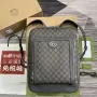 Gucci 745718 Ophidia GG Střední batoh Šedý