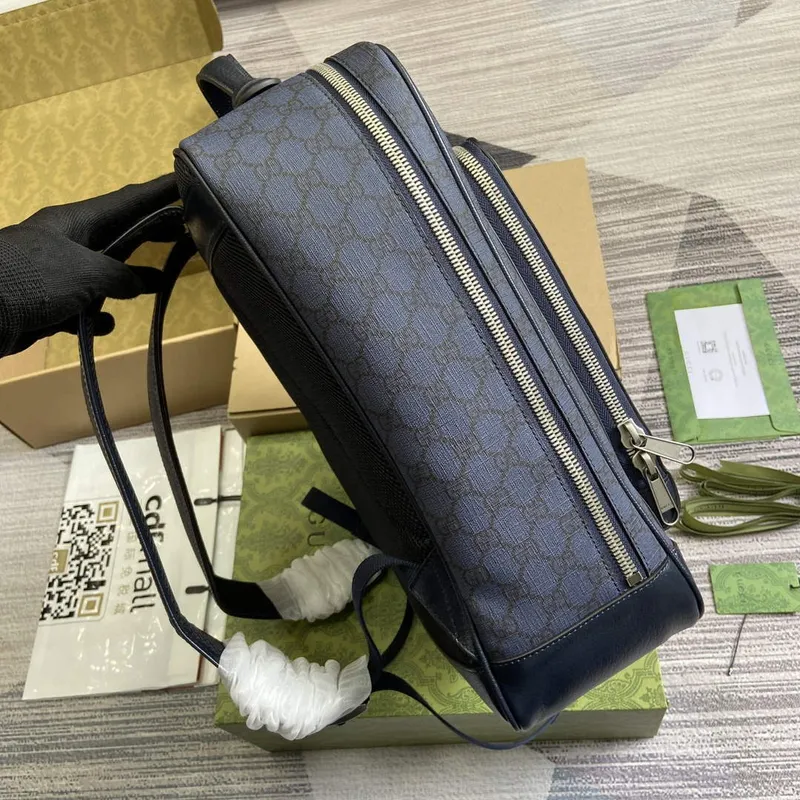 Gucci 745718 Ophidia GG Střední batoh Modrý