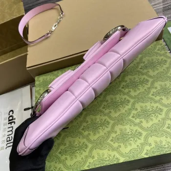 Gucci 764255 Gucci Horsebit Chain Střední kabelka přes rameno Symphony powder