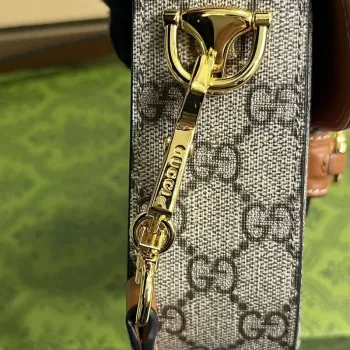 Gucci 658574 Gucci Horsebit 1955 Mini Taška Červený Tisk