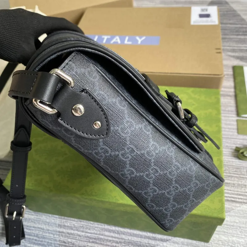 Gucci 658542 GG Messenger Bag Černá