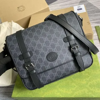 Gucci 658542 GG Messenger Bag Černá