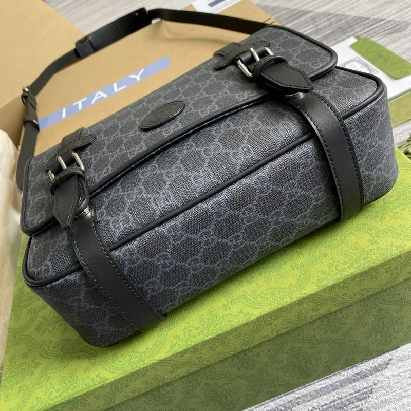 Gucci 658542 GG Messenger Bag Černá