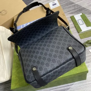 Gucci 658542 GG Messenger Bag Černá