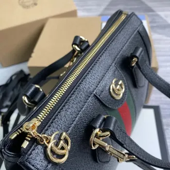 Gucci 547551 Ophidia Malá GG Tote Taška Černá kůže