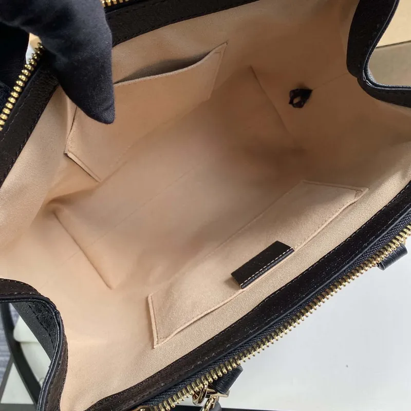 Gucci 547551 Ophidia Malá GG Tote Taška Černá kůže