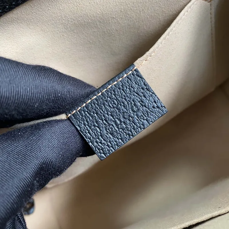 Gucci 547551 Ophidia Malá GG Tote Taška Černá kůže