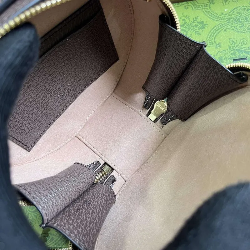 Gucci 725147 Ophidia Mini Chain Bag Hnědá