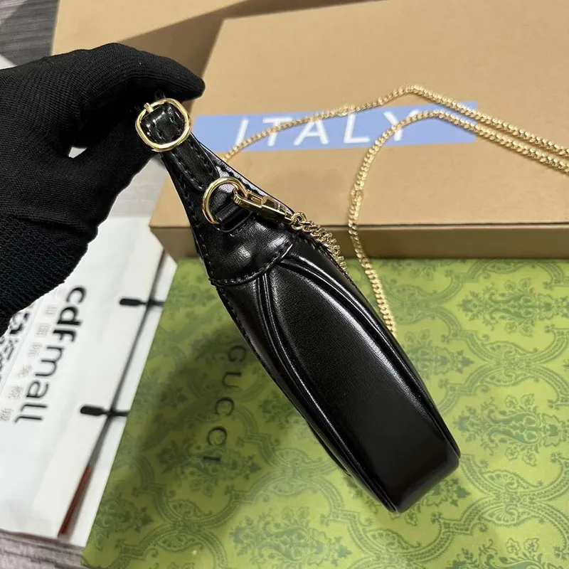 Gucci 760249 Jackie 1961 Super Mini Taška Černá