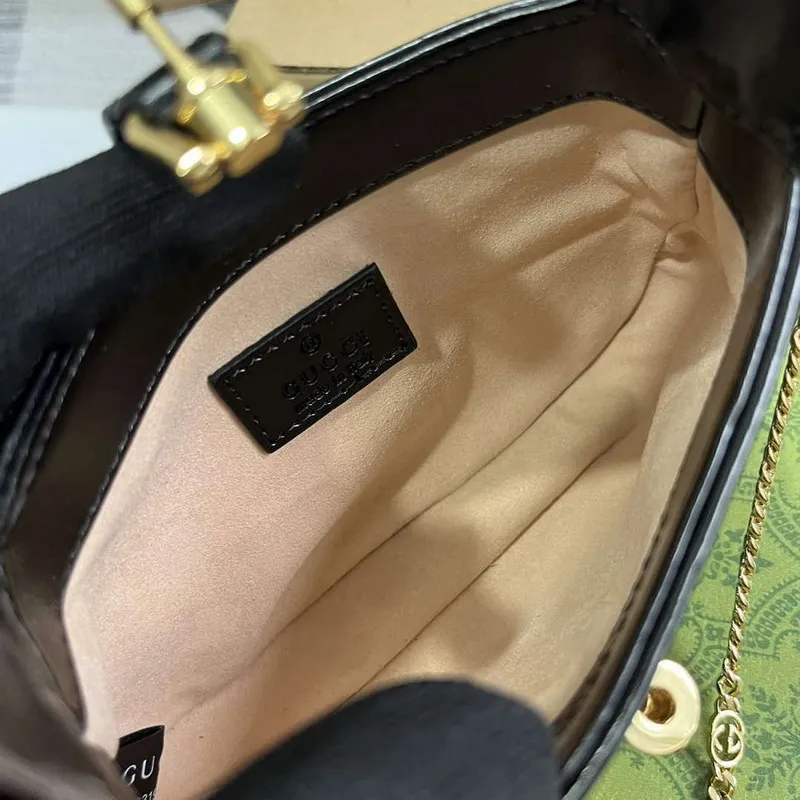 Gucci 760249 Jackie 1961 Super Mini Taška Černá