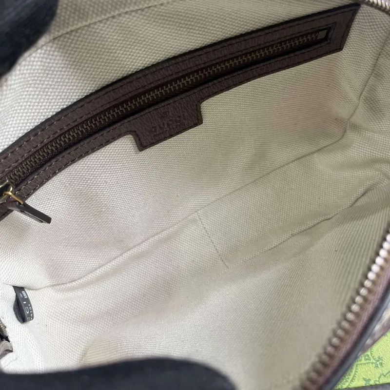 Gucci 760245 Ophidia GG Pouch Bag Hnědá