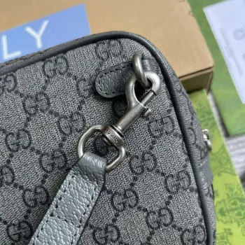 Gucci 760245 Ophidia GG Pouch Bag Šedá