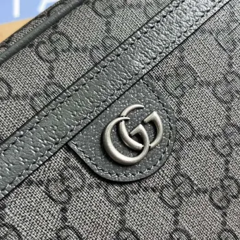 Gucci 760245 Ophidia GG Pouch Bag Šedá