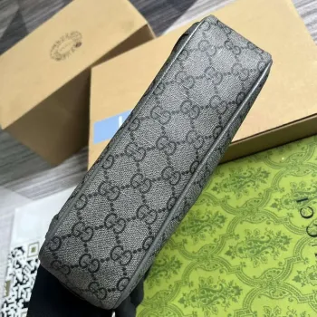 Gucci 760245 Ophidia GG Pouch Bag Šedá