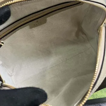 Gucci 772061 Gucci Ophidia GG Malá taška s horním držadlem ovesná