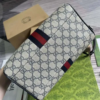 Gucci 772061 Gucci Ophidia GG Malá kabelka s horním držadlem Černá