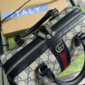 Gucci 772061 Gucci Ophidia GG Malá kabelka s horním držadlem Černá