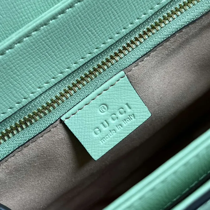 Gucci 602204 taška přes rameno Horsebit 1955 Avokádově zelená