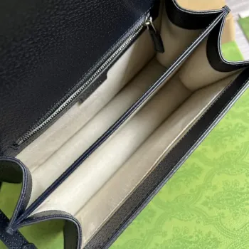 Gucci 651055 Ophidia GG Malá kabelka s horním uchopem Béžová a modrá