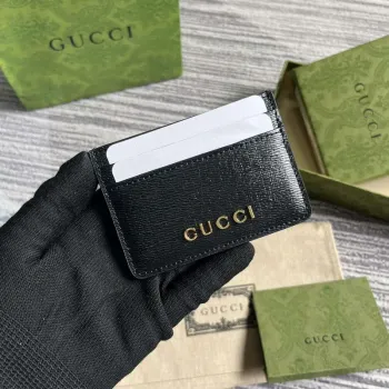 Gucci 773428 Karta s logem Gucci Černá