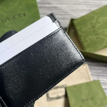 Gucci 773428 Karta s logem Gucci Černá