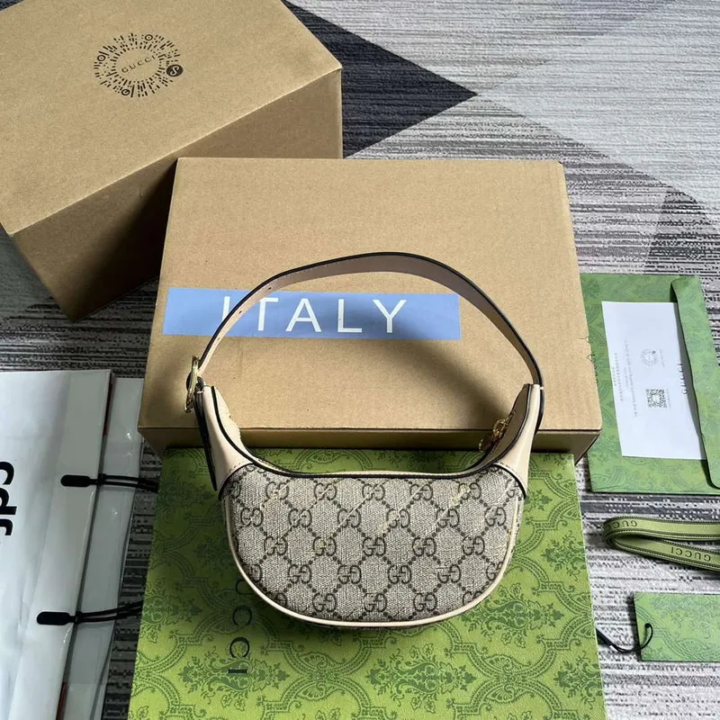 Gucci 774336 Ophidia Mini Taška s potiskem s koňským udidlem