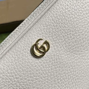 Gucci 772759 GG Marmont Mini Kabelka přes rameno Bílá