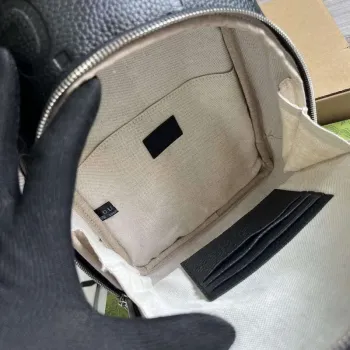 Gucci 766937 Jumbo GG Crossbody Taška Černá