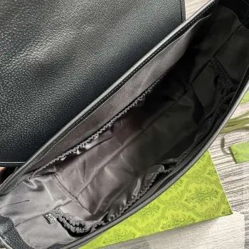 Gucci 756726 Jumbo GG Taška na přebalování pro miminka Černá