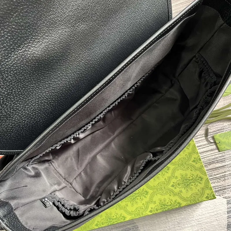 Gucci 756726 Jumbo GG Taška na přebalování pro miminka Černá