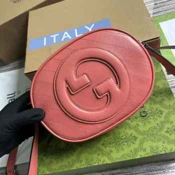 Gucci 760175 Blondie Mini Ramenní Taška Růžová