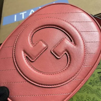 Gucci 760175 Blondie Mini Ramenní Taška Růžová