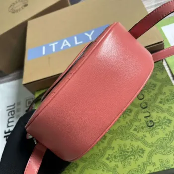 Gucci 760175 Blondie Mini Ramenní Taška Růžová