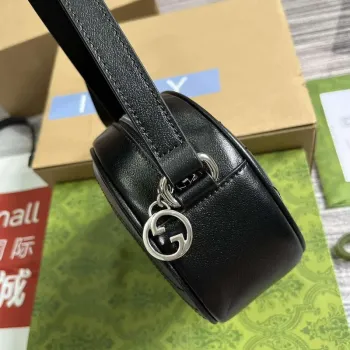 Gucci 760175 Blondie Mini Ramenní Taška Černá