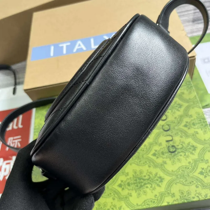 Gucci 760175 Blondie Mini Ramenní Taška Černá