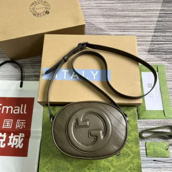 Gucci 760175 Blondie Mini Kabelka přes rameno Hnědá