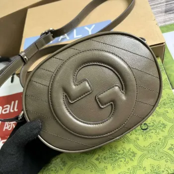 Gucci 760175 Blondie Mini Kabelka přes rameno Hnědá