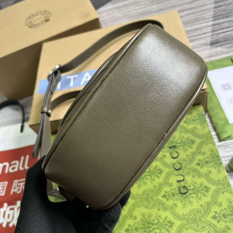 Gucci 760175 Blondie Mini Kabelka přes rameno Hnědá