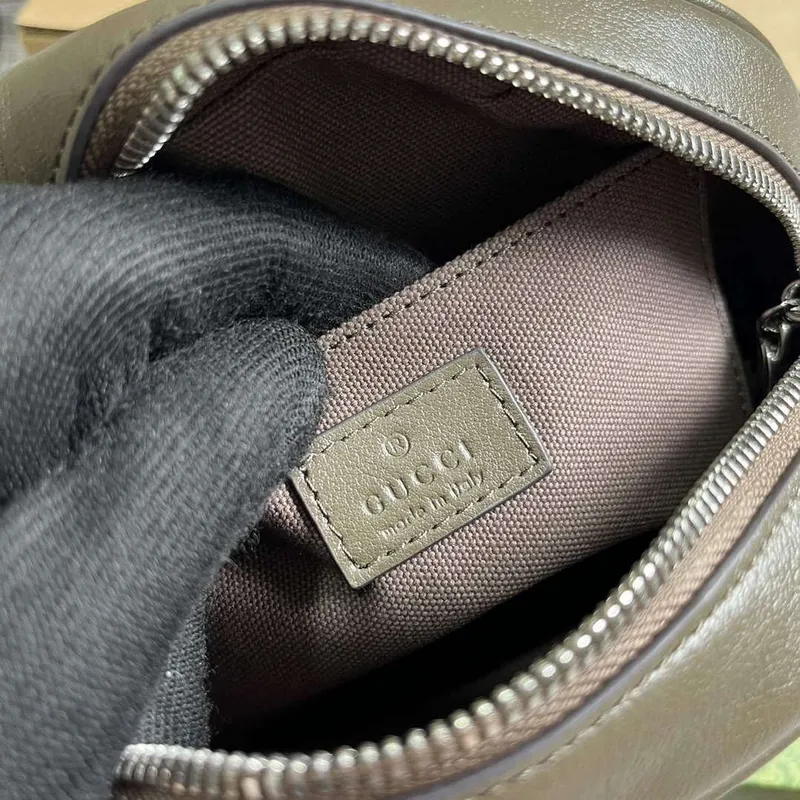 Gucci 760175 Blondie Mini Kabelka přes rameno Hnědá