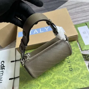 Gucci 760170 Gucci Blondie Mini Kabelka přes rameno Hnědá