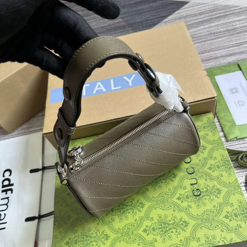 Gucci 760170 Gucci Blondie Mini Kabelka přes rameno Hnědá