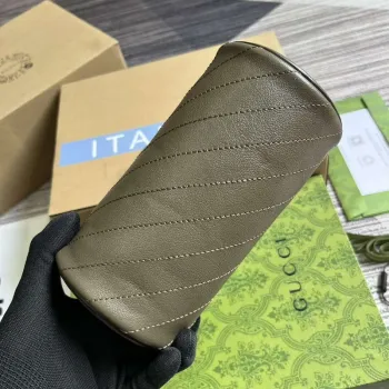 Gucci 760170 Gucci Blondie Mini Kabelka přes rameno Hnědá