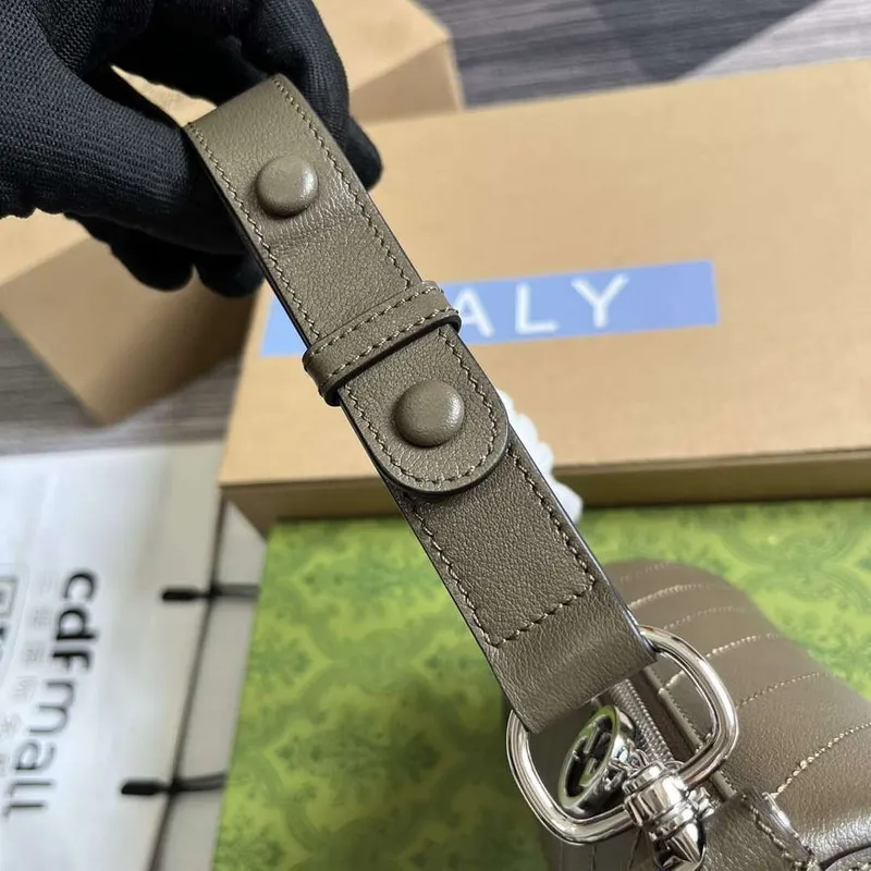 Gucci 760170 Gucci Blondie Mini Kabelka přes rameno Hnědá