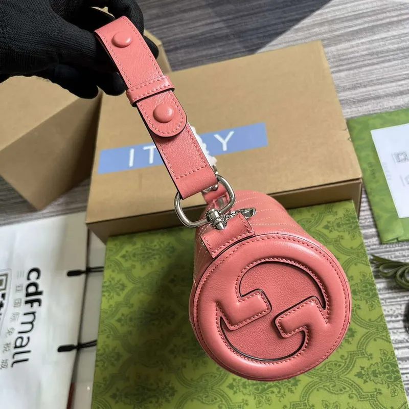 Gucci 760170 Gucci Blondie Mini Kabelka na rameno Růžová