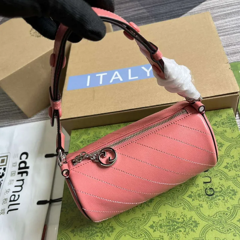 Gucci 760170 Gucci Blondie Mini Kabelka na rameno Růžová