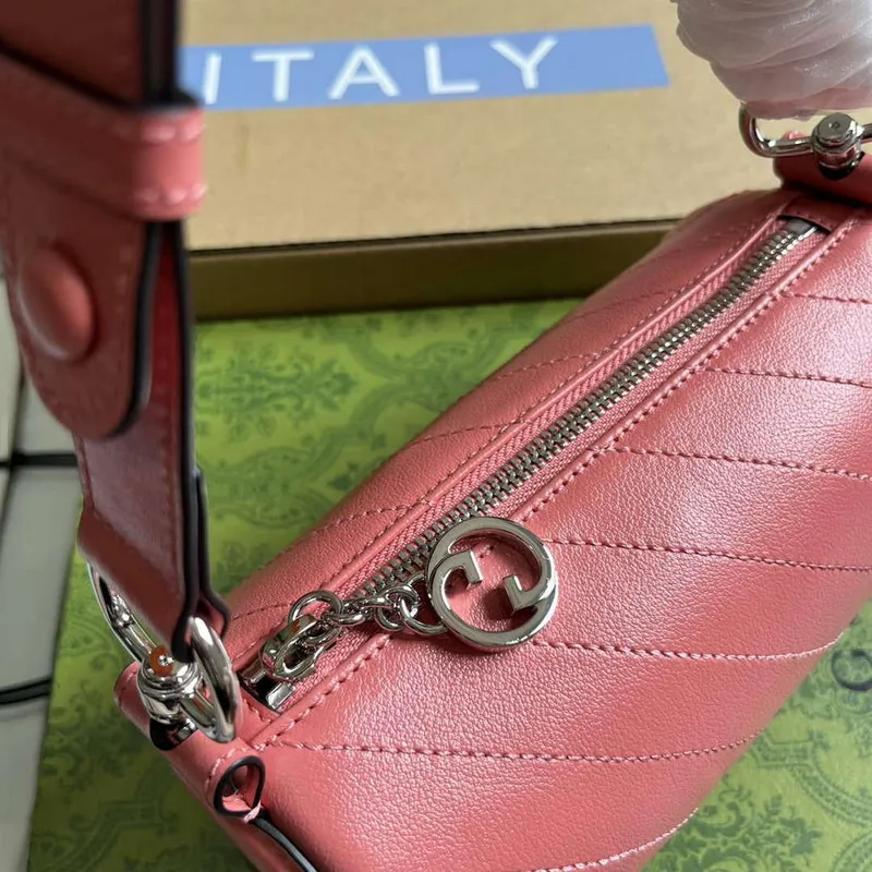 Gucci 760170 Gucci Blondie Mini Kabelka na rameno Růžová