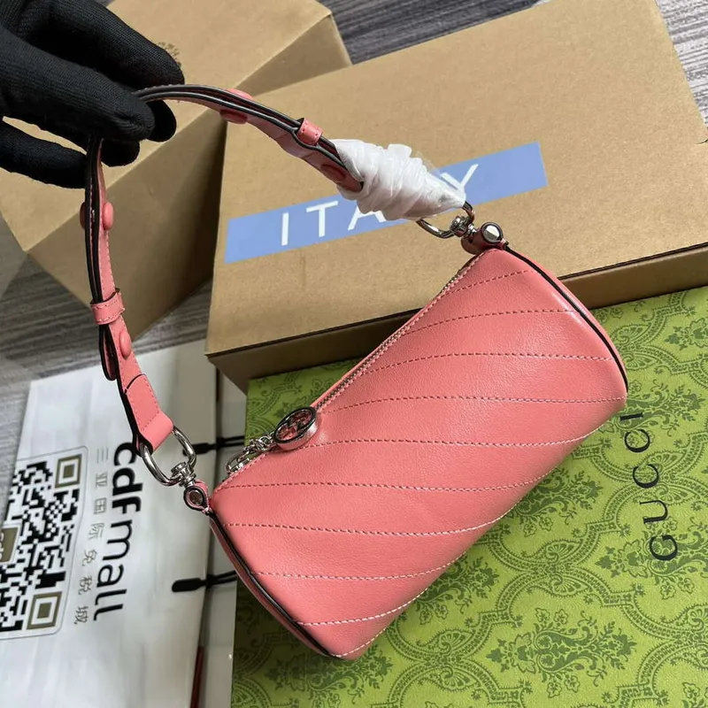 Gucci 760170 Gucci Blondie Mini Kabelka na rameno Růžová