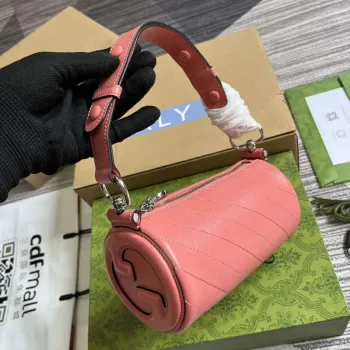 Gucci 760170 Gucci Blondie Mini Kabelka na rameno Růžová