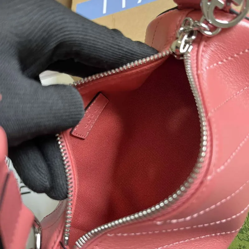 Gucci 760170 Gucci Blondie Mini Kabelka na rameno Růžová